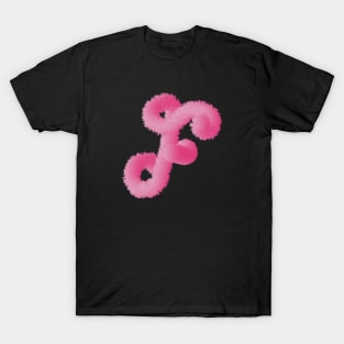 F Pink Animal Initials T-Shirt